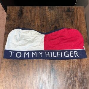Tommy Hilfiger Red and Cream Bandeau